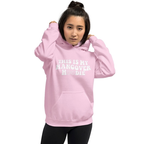 This is my Hangover Hoodie Pullover Sweatshirt - Picture 3 of 6